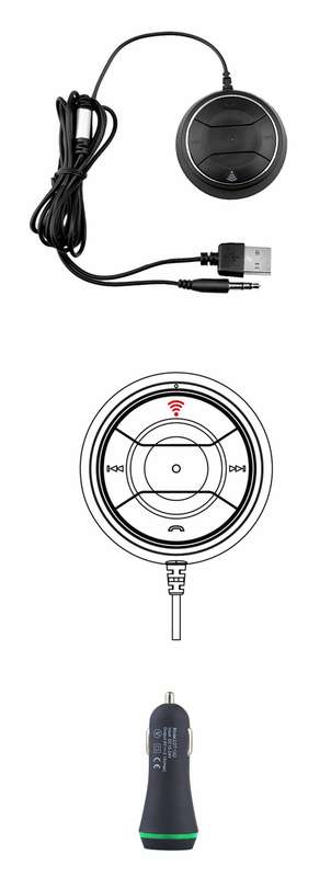 Car Bluetooth 4.0 NFC Car Adapter Kit Portable Receiver Handsfree for Xiaomi iPhone SmartPhone Wireless Talk