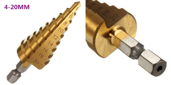 4-20mm Step Drill Bit