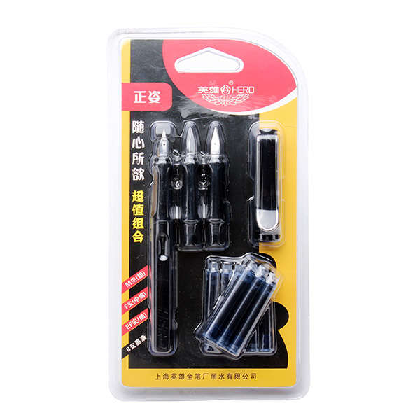 Black Hero 359 Fountain Pen
