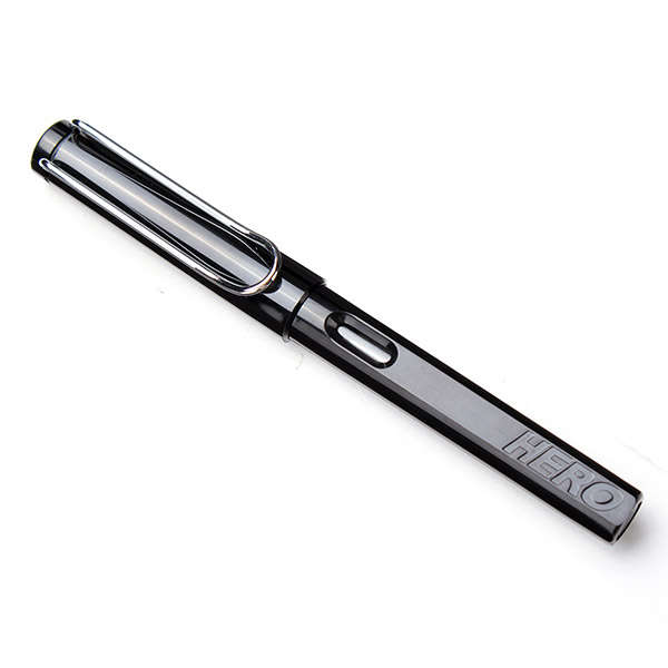 Black Hero 359 Fountain Pen