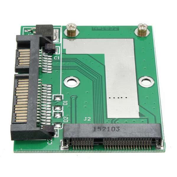 Mini PCI-E mSATA SSD TO 2.5 Inch SATA III 6Gbps Adapter Converter Card Module Board