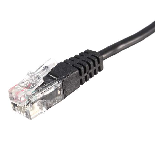 Headset Cable 3.5mm to RJ9 Jack Adapter for PC Headset Telephone