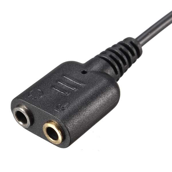 Headset Cable 3.5mm to RJ9 Jack Adapter for PC Headset Telephone