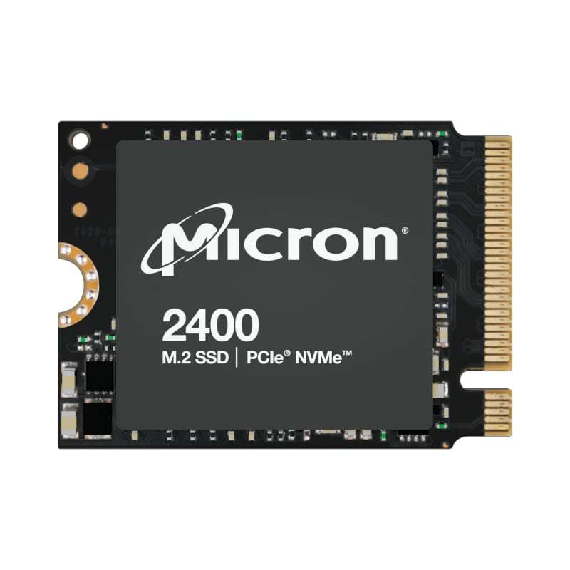 Micron 2400 1TB NVMe SSD &#x2013; PCIe Gen4, 176-layer QLC