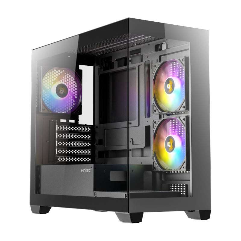 Antec CX300M Micro-ATX | ITX RGB Mini-Tower Gaming Chassis - Black