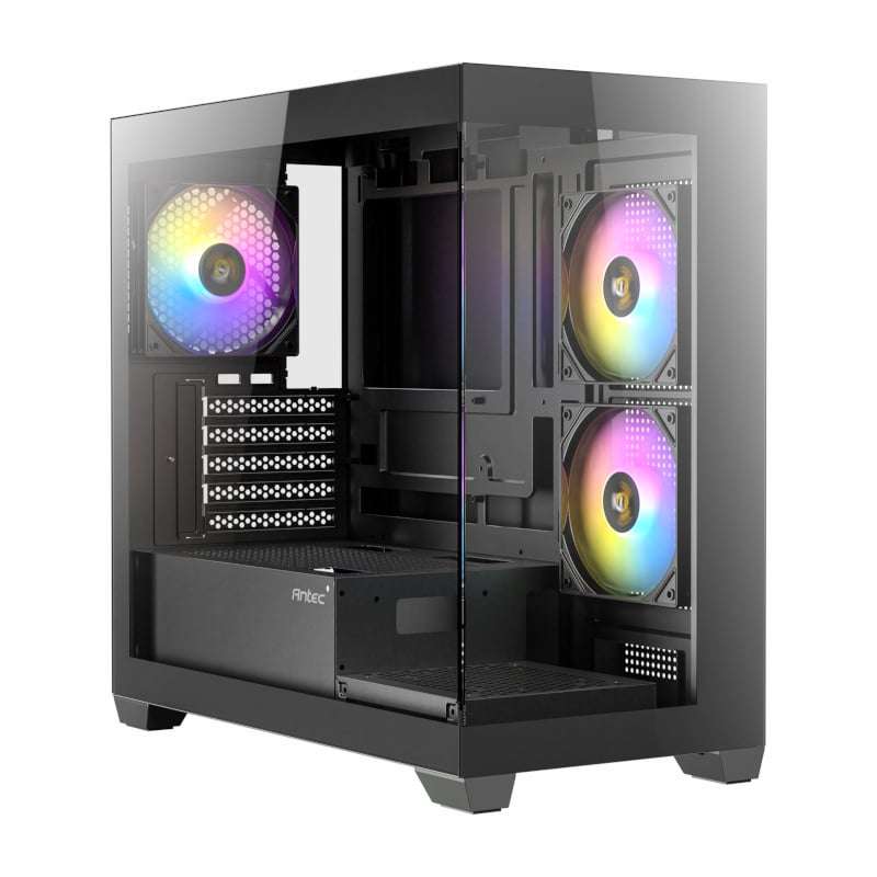 Antec CX300M Micro-ATX | ITX RGB Mini-Tower Gaming Chassis - Black
