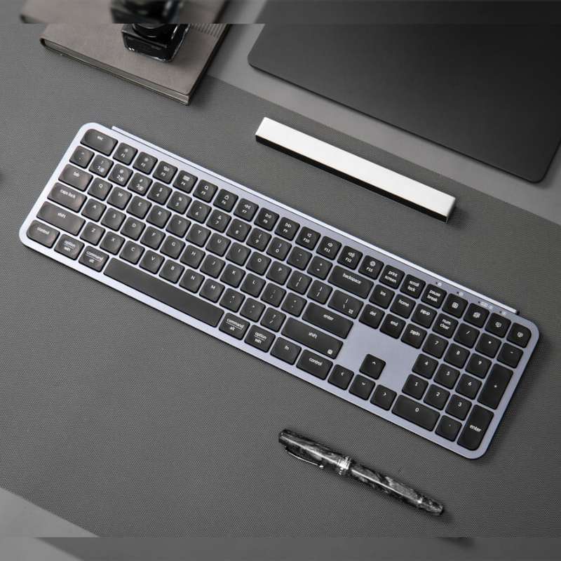 Keychron B6 Pro Ultra-Slim 100% Wireless Keyboard &#x2013; Space Grey