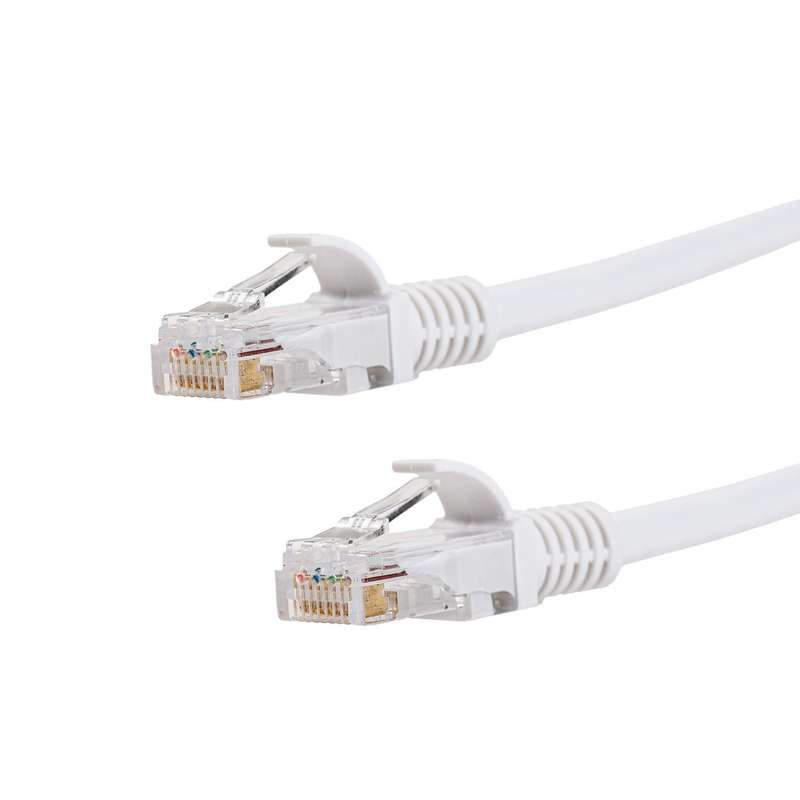 Gizzu Cat6 UTP Fly Lead Ethernet Network Cable 50cm &#x2013; White