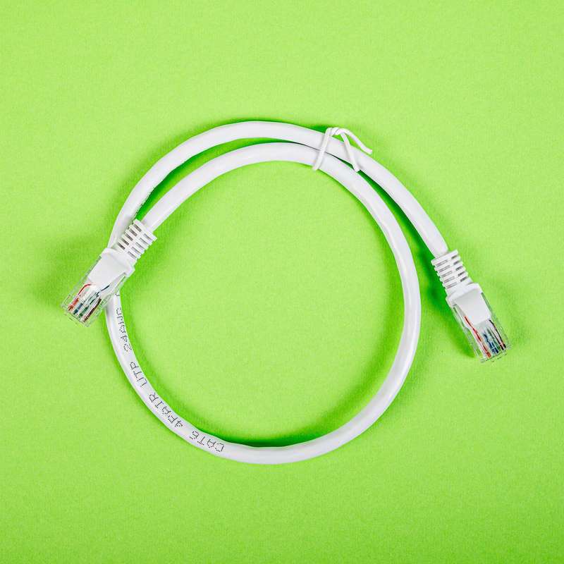 Gizzu Cat6 UTP Fly Lead Ethernet Network Cable 50cm &#x2013; White