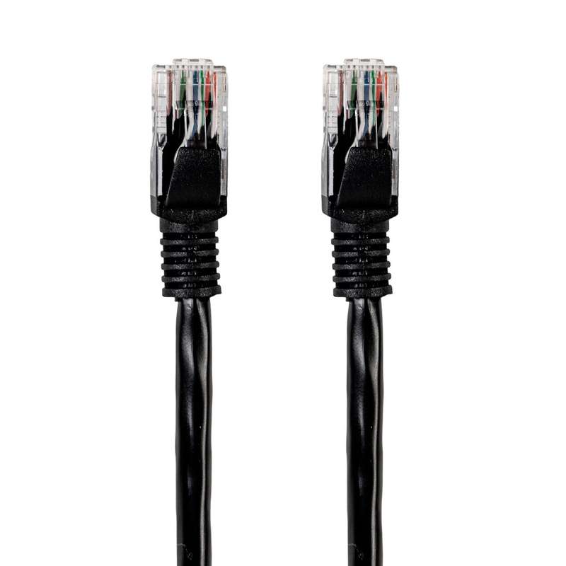 Gizzu Cat6 UTP Fly Lead Ethernet Network Cable 10m &#x2013; Black