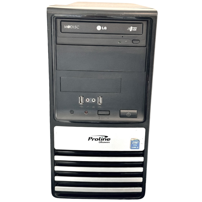 Proline Tower PC | Intel Core i7-2400 @ 3.0GHz | 4GB Ram  | 500GB HDD | Windows 10 Pro