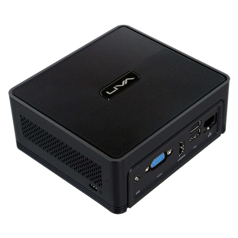LIVA Z2V SFF PC | Intel Celeron N4020 @ 1.40GHz | 4GB DDR4 RAM | eMMC 32GB | Support x 1 2.5'' HD...