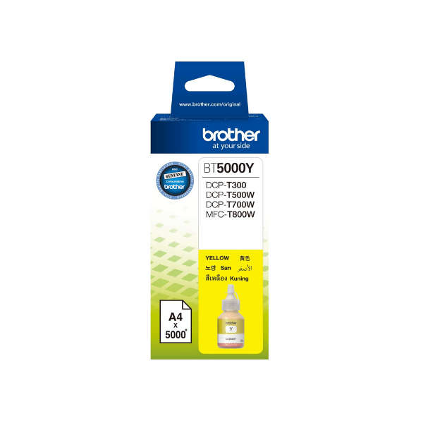 Brother BT5000 Yellow Ink Bottle