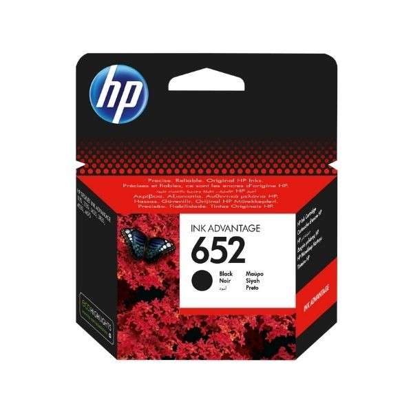 HP 652 Black Original Ink Advantage Cartridge