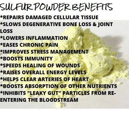 Image result for sulfur benefits