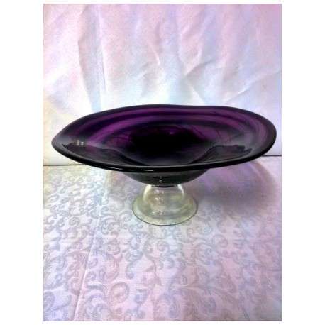 Bowl - Purple glass bowl