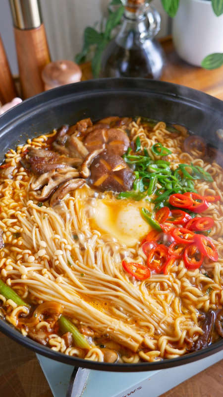 Mushroom Instant Ramen Recipe