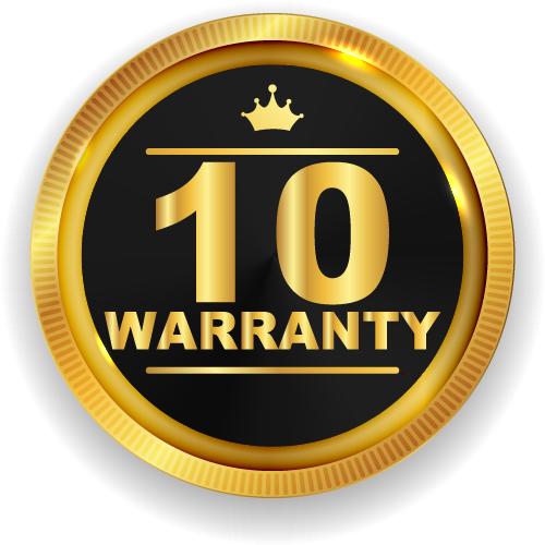 10 Year Warranty-1500
