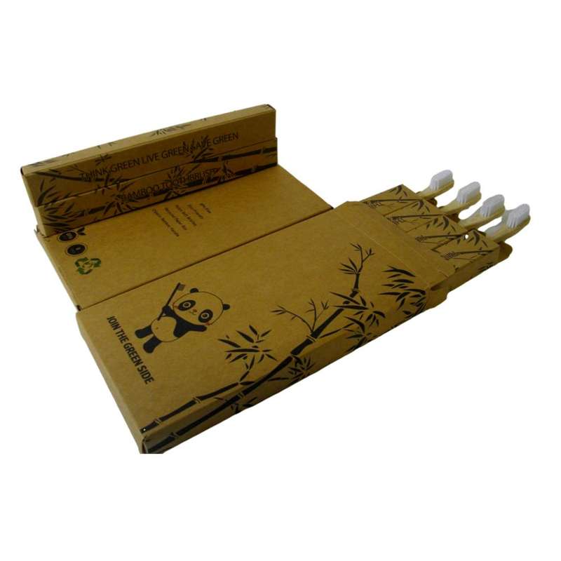 Bamboo Toothbrush Set