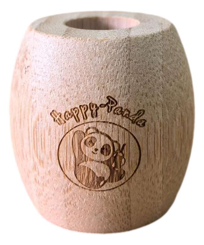 Bamboo toothbrush/razor holder