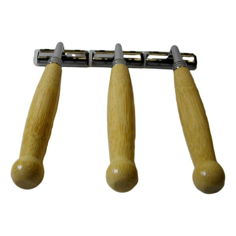 Three-Blades Bamboo Razor