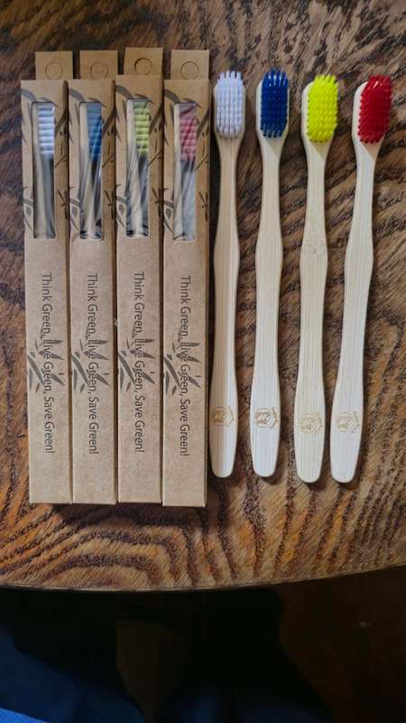 Wide Brush Head Bamboo Toothbrush