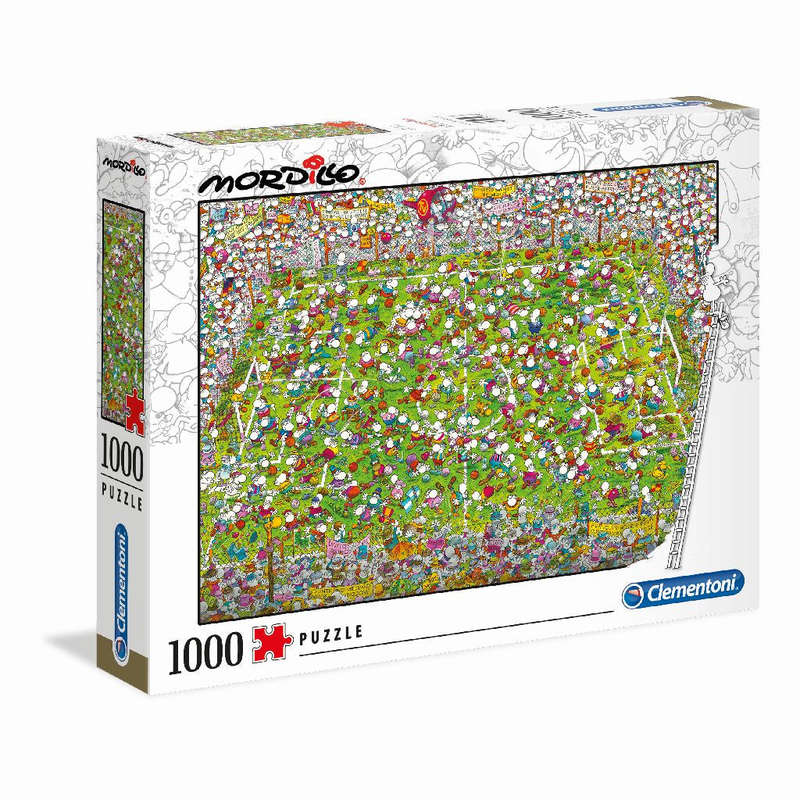 Clementoni 1000 Piece Impossible Mordillo Puzzle - The Match