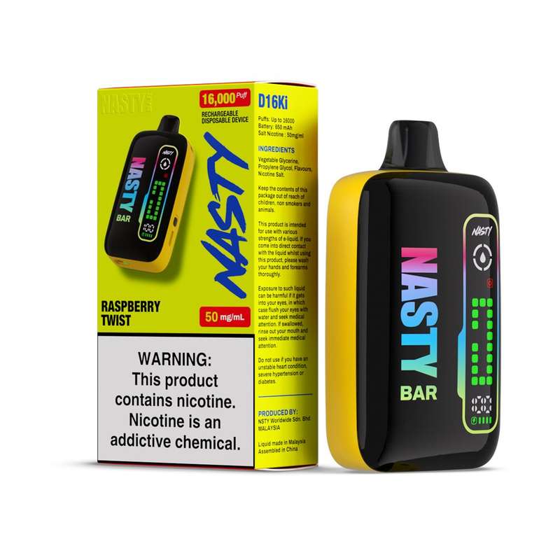 NASTY RASPBERRY TWIST 16 000 PUFFS