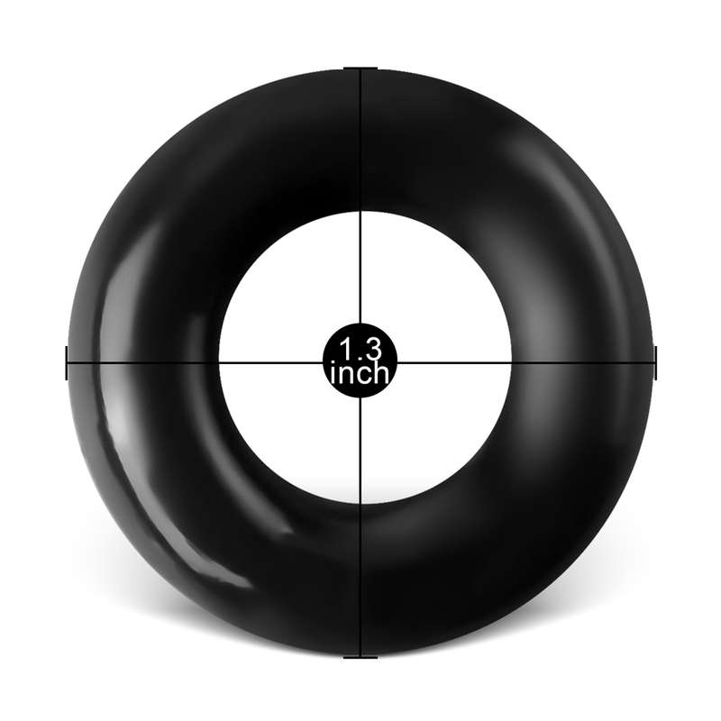 Black Silicone Solid Ring