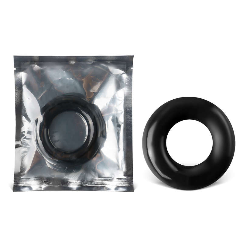 Black Silicone Solid Ring