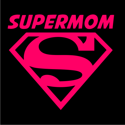 Supermom - Black Xxl Female