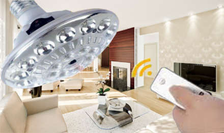 *NEW* Flying Disk Type Charged Remote-Control Emergency Lamp