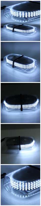White Light Car Roof Top Emergency Warning Strobe Flash Light.