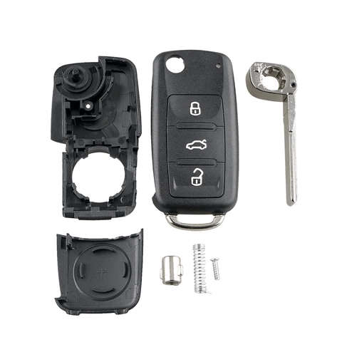VW Polo / Golf 3 Button Replacement Key Housing