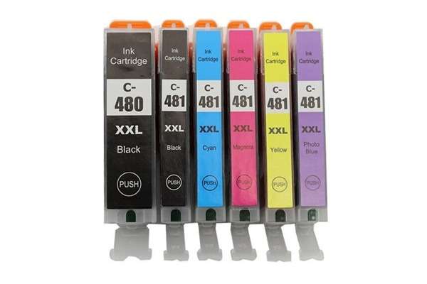 Compatible  PGI-480XXL/CLI-481XXL (+ Photo Blue) Ink Cartridge Multipack