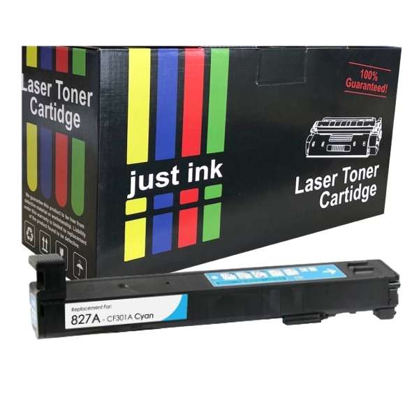 Compatible HP 827A (CF301A) Cyan Toner Cartridge