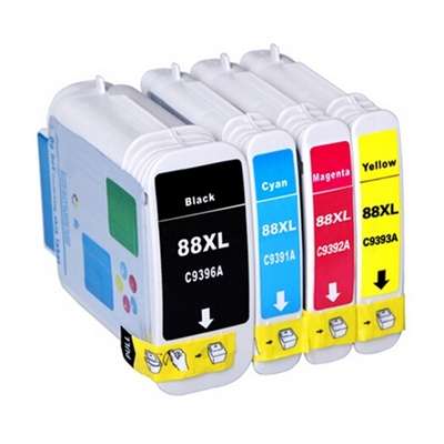 Compatible HP 88XL (C9396AE/C9391AE/C9392AE/C9393AE) Ink Cartridge Multipack