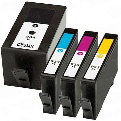 Compatible HP 934XL/Compatible HP 935XL (C2P23AE/C2P24AE/C2P25AE/C2P26AE) Ink Cartridge Multipack