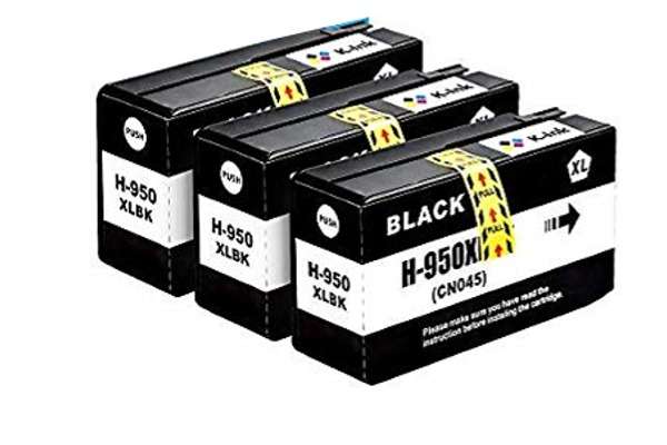 Compatible HP 950XL (CN045AE) Black Ink Cartridge x 3