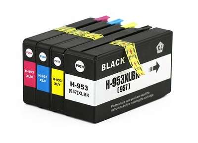 Compatible HP 953XL (C4884/C4836A/C4838A/C4837A) Ink Cartridge Multipack