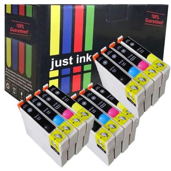 Compatible Epson T0731/T0732/T0733/T0734 Ink Cartridge Multipack x 3
