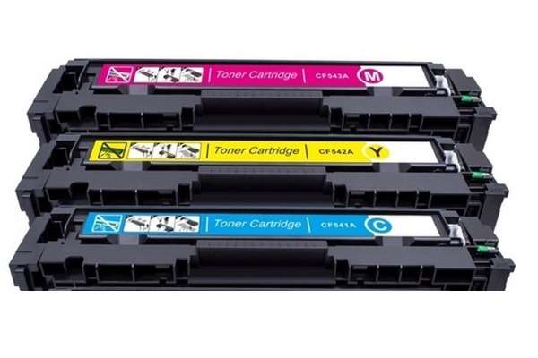 Compatible HP 203A (CF541A/CF542A/CF543A) Colour Toner Cartridge Multipack