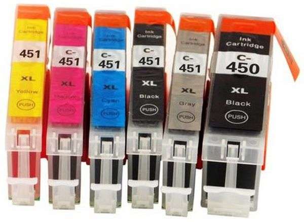 Compatible  PGI-450XL/CLI-451XL (+ Grey) Ink Cartridge Multipack