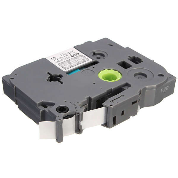 Compatible  TZ135 Label Tape Laminated (12mm) White/Clear