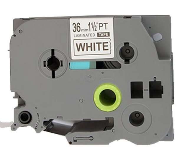 Compatible  TZ261 Label Tape Laminated (36mm) Black/White