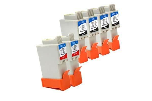 Compatible  BCI-24B/BCI-24C Ink Cartridge Twin Multipack + 2 x Extra Black