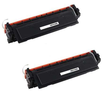Compatible HP 410X / CF410X Black Twin Pack