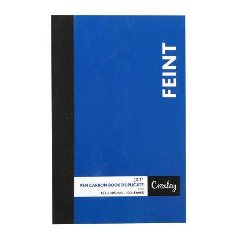 Croxley - JD11 A6 Duplicate Carbon Book Plain