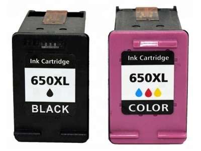 Compatible HP 650XL Black & Colour Ink Cartridge Set