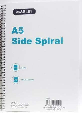 Marlin - A5 Side Spiral Notebook